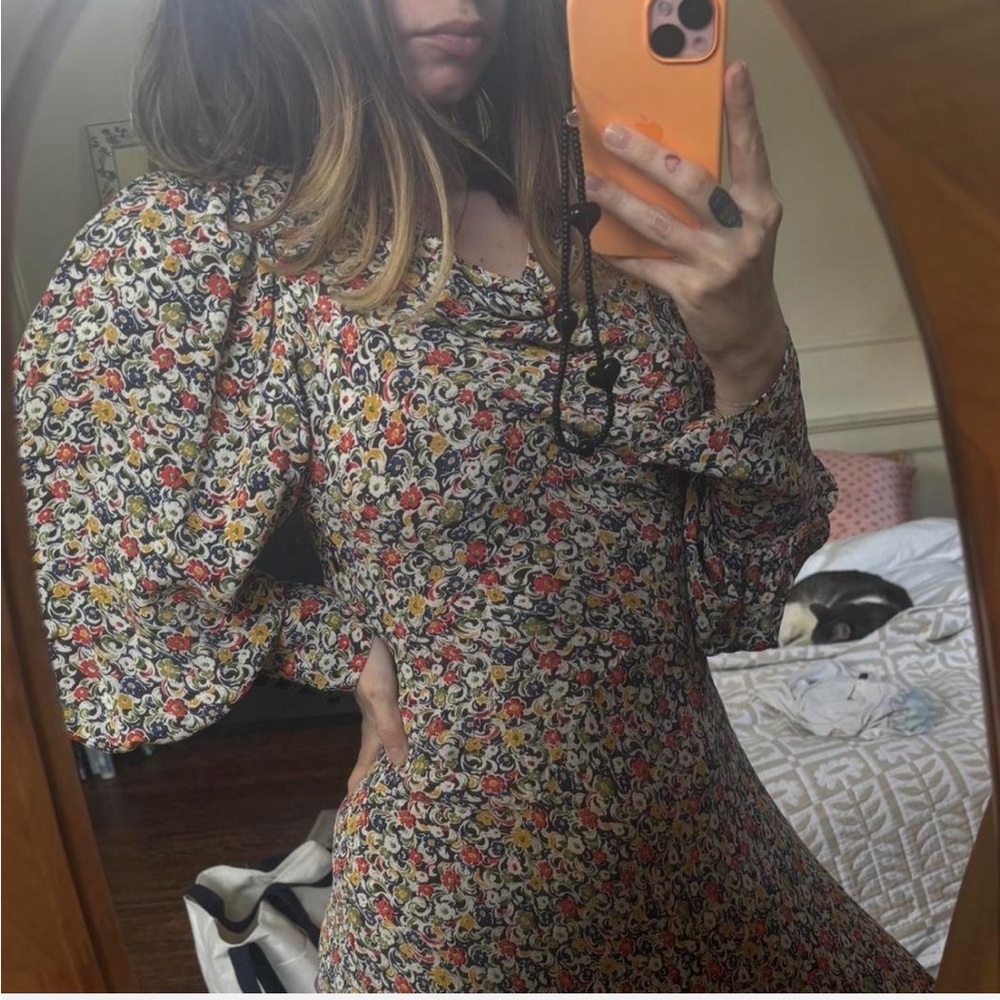 Doen Nanette Dress Floral Long Sleeve